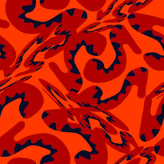 Seamless abstract unusual vector pattern