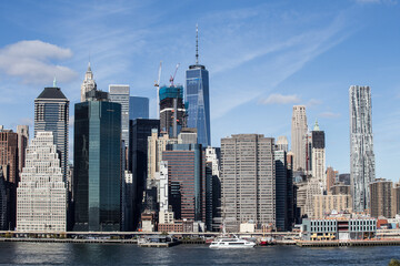 Fototapeta na wymiar Skyline of New york, Manhattan 