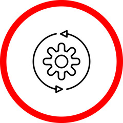 Work Progress Vector Icon