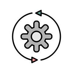 Work Progress Vector Icon