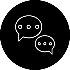 Speech Bubble Vector Icon