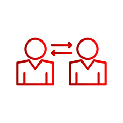 Fototapeta premium Meeting Vector Icon