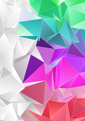 Abstract Low-Poly background. triangulated texture. Design 3d. Polygonal geometrical pattern. Triangular modern style