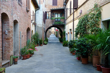 Obraz na płótnie Canvas Buonconvento, medieval city in Siena province
