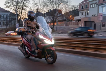 Foto op Plexiglas Honda PCX 125ccm scooter © Matesfoto Cz/Wirestock Creators