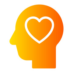 mental health gradient icon