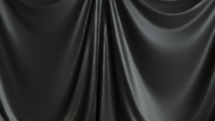 黒いシルク布の背景素材