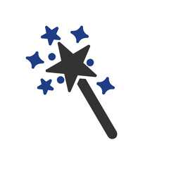 Obraz premium Magic wand Vector Icon