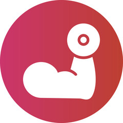 exercise gradient icon