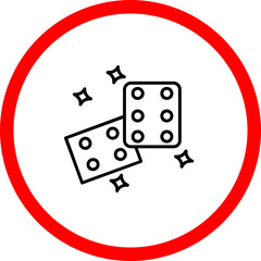 Dice Vector Icon