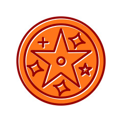 Pentagram Vector Icon