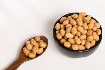 Tasty Peanuts Covered With A Crunchy Layer Of Wheat Flour