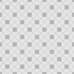 Seamless grey pattern with rhombs, abstract vector background