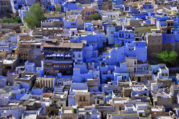 Blue city in Jodhpur India