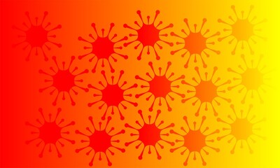 Coronavirus Bacteria Cell Icon, 2019-nCoV, Covid-2019, Covid-19 Novel Coronavirus Bacteria. No Infection and Stop Coronavirus Concepts. Dangerous Coronavirus Cell in China, Wuhan. Isolated Vector Icon