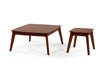 coffee table isolated on white background