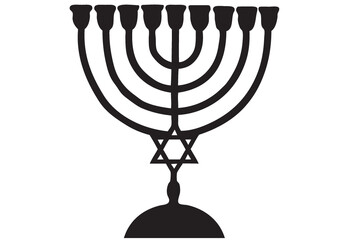 menora candélabre juif