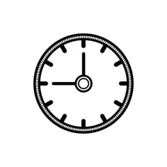 Set Outline stopwatch icon illustration symbol.stopwatch web black icon isolated on white background. illustration.Clock icon.