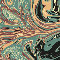 Curls abstract scribble hand drawn picture. Doodle decorative curls, swirls, flourishes and text calligraphy dividers collection. Vintage abstract Retro 70s Trippy Wavy Swirl. Swirl thread background