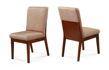 dining chairs on a white background . different angle