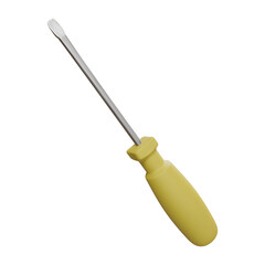 3D Realistic Screwdriver Icon