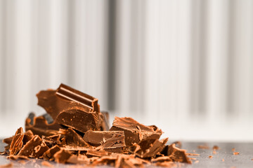 chocolat cacao morceaux dessert alimentation