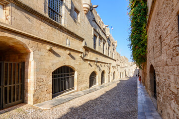 Street of Knights in Rhodes old town, Greece