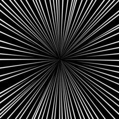 Obraz premium 白色の線の集中線のベクター素材