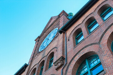 facade of a railway station