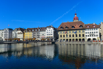 Fototapeta na wymiar Altstadt Luzern, Schweiz 
