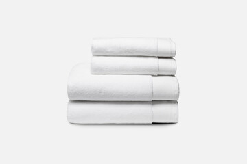 Cotton towel, quality cotton towel, colored towel, shower towel, face towel, photo towel on a white background