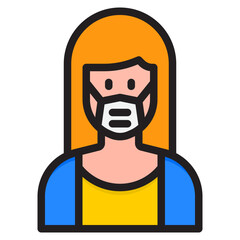 avatar color line style icon