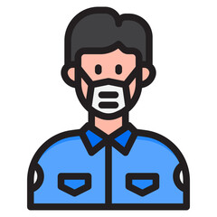 avatar color line style icon