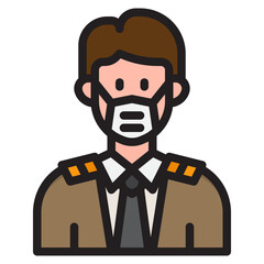 avatar color line style icon