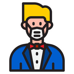 avatar color line style icon