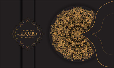 Luxury mandala background with golden decoration Premium Vector | Luxury mandala background with golden arabesque pattern Arabic Islamic design | luxury ornamental mandala design background