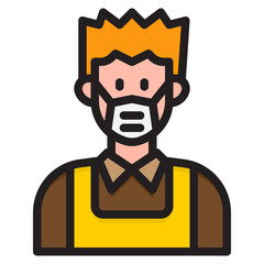 avatar color line style icon