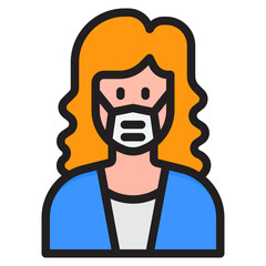 avatar color line style icon