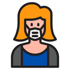 avatar color line style icon