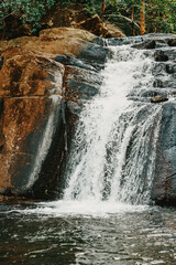 Namtok Pa La U beautiful waterfall forest mountains, Kaeng Krachan National park, Huai Sat Yai, Hua Hin District, Prachuap Khiri Khan, Phetchaburi, Thailand.