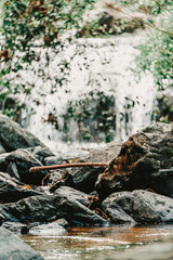 Namtok Pa La U beautiful waterfall forest mountains, Kaeng Krachan National park, Huai Sat Yai, Hua Hin District, Prachuap Khiri Khan, Phetchaburi, Thailand.