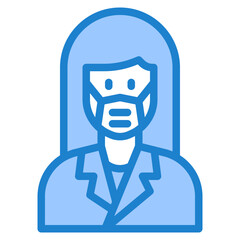 avatar blue style icon