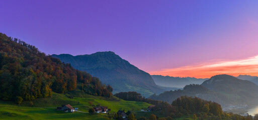 Stansstad im Kanton Nidwalden, Schweiz