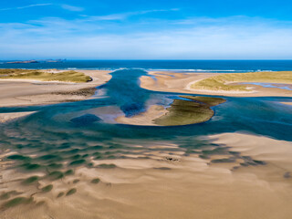 Aerial view of Ballyness Bay in County Donegal - Ireland © Lukassek