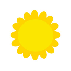 yellow sun icon