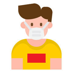 childen flat style icon