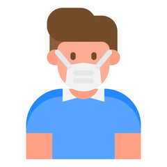 childen flat style icon