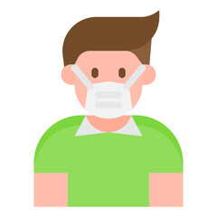 childen flat style icon