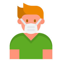 childen flat style icon