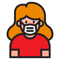 avatar color line style icon